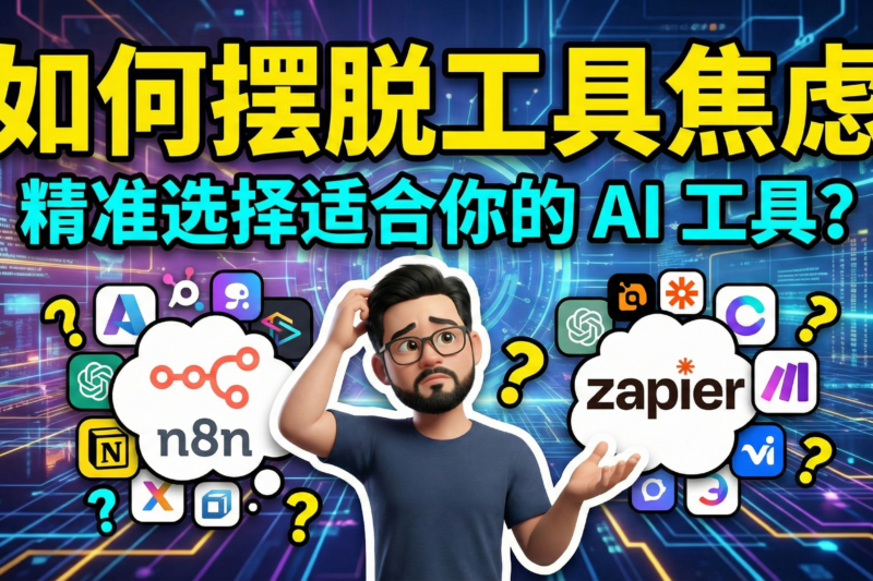如何摆脱工具焦虑，精准选择适合你的 AI 工具？